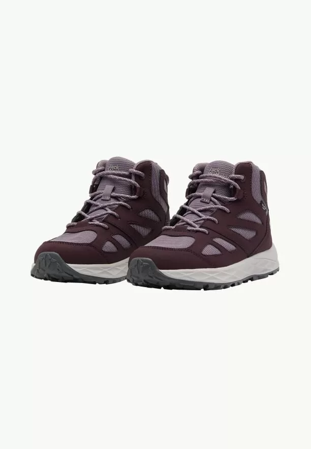 Wasserdichte-Wanderschuhe-Woodland-2-Texapore-Mid-fuer-Kinder-boysenberry-4059831_2700_F49-2